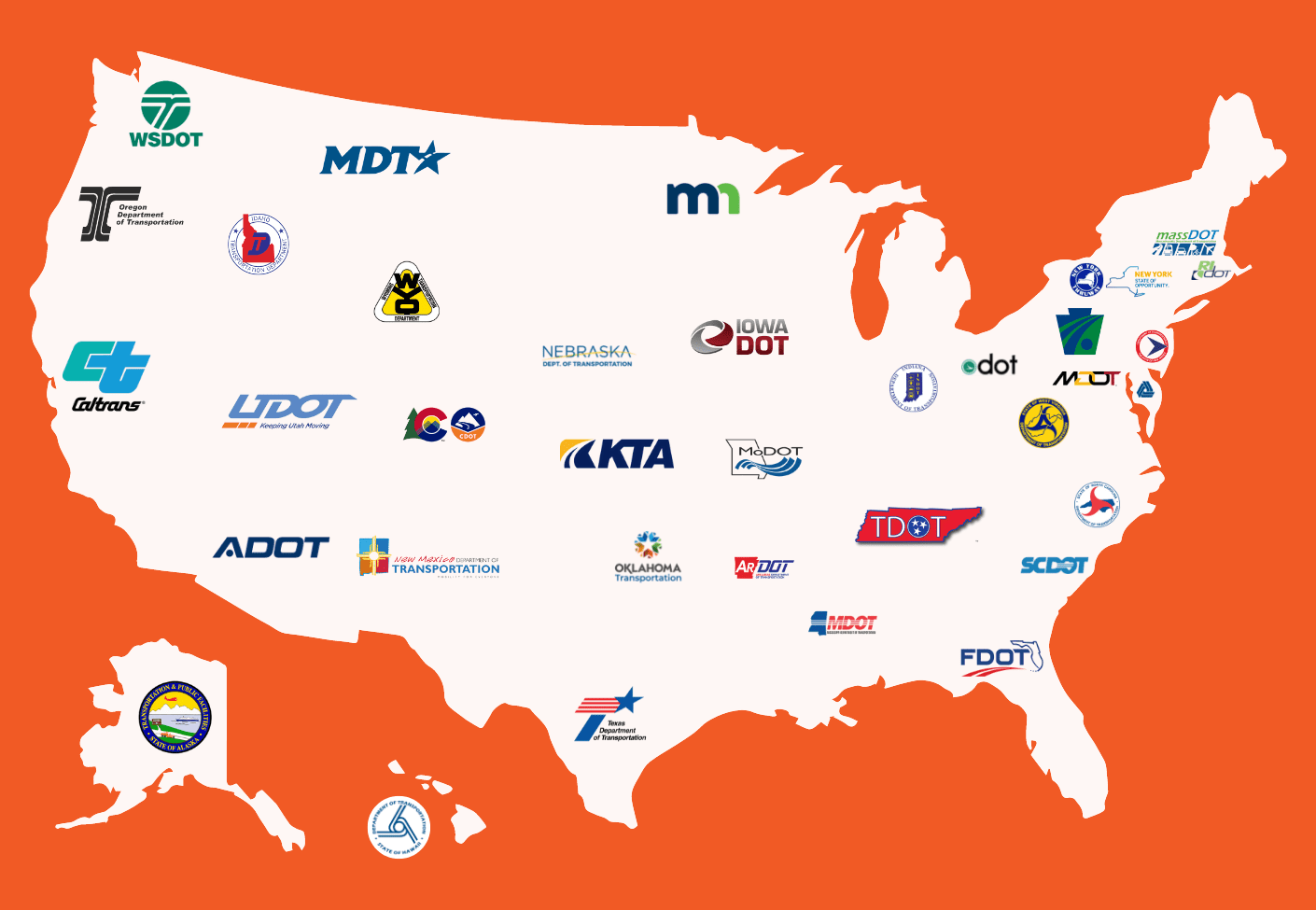DOT Approved Graphic USA Map